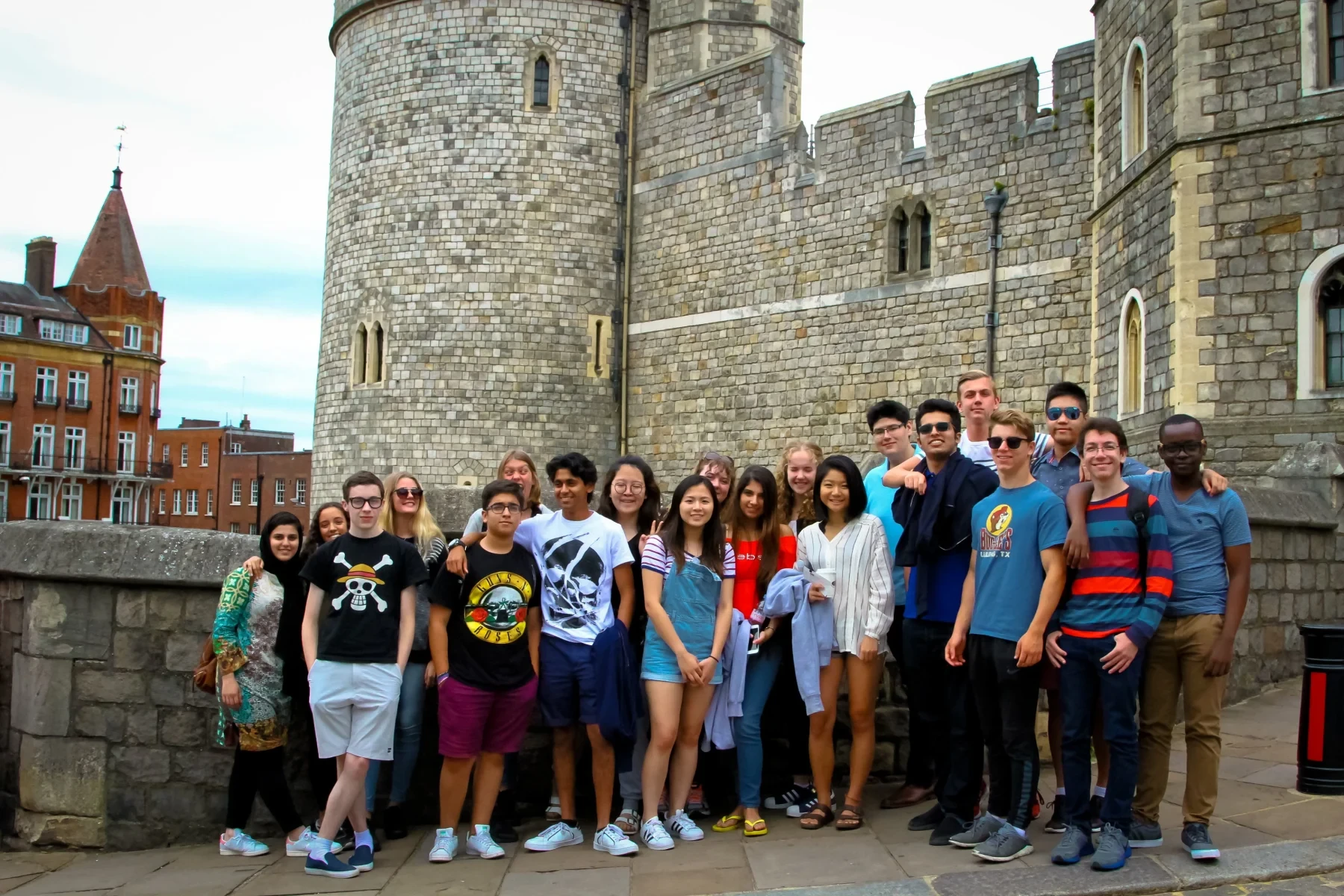 Students visiting Windsor Castle day trip