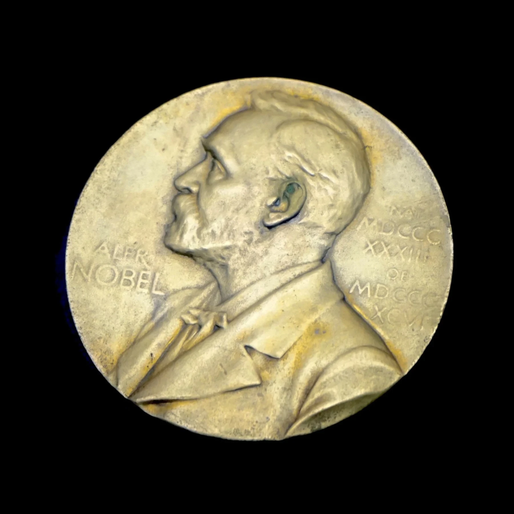 23 carat gold Nobel Prize Coin